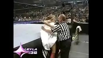 WWE Raw July 4th 2005 - Bikini Boot Camp - Leyla Nipple Slip (2005 Divas Search) - Porn Sex Nude Celeb Blooper Clip