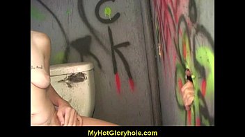 supah-steamy gloryhole blow-job - vid 12