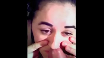cum shot in her nose