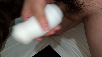 cum-shot by getting off with tenga three dimensional polygon