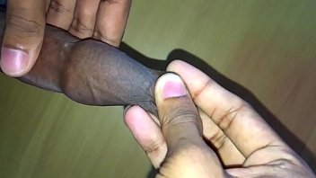 Cumshot contained in foreskin