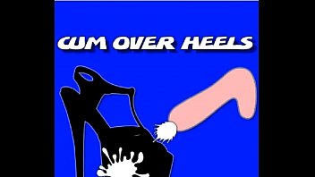 cum over heels - Cum on my wife´_s friend sandal